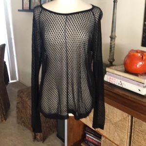 CAbi long sleeve knit top light weight